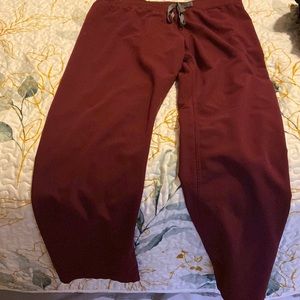 Burgundy/wine Figs Scrub pants